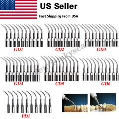 5-10 Dental Ultrasonic Scaler Tips Scaling Perio for DTE SATELEC Handpiece YMP