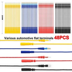 92PCS Automotive Multimeter Test Lead Kit Wire-Piercing Clip Test Probe Wire Set