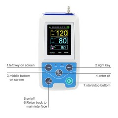 1X ABPM50 24 Hours Ambulatory Blood Pressure Patient Monitor NIBP Pr USB FDA NEW
