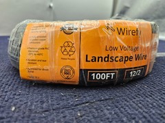Wirefy LW-122-100: 100 Feet 12/2 Low Voltage Landscape Wire 12-Gauge 2-Conductor