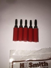 HH SMITH NO. 297-102 Red Pugs Brand New Pack Of 5
