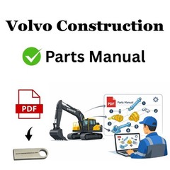 Volvo SD135B Soil Compactor Parts Manual ON USB