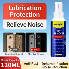 Wangle Rust Remover, Anti-Rust Lubricant Spray & Rust Remover Easy Application
