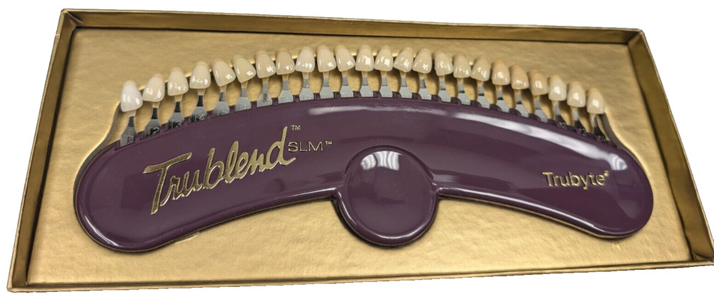 Tooth Shade Guide for Denture Teeth Dentsply Trubyte Trublend SLM “T”