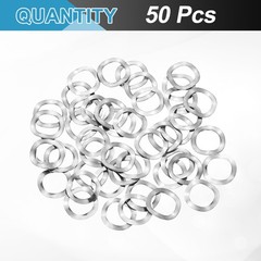 50Pcs 0.59″x0.39″x0.01″ 304 Stainless Steel Wave Spring Washer