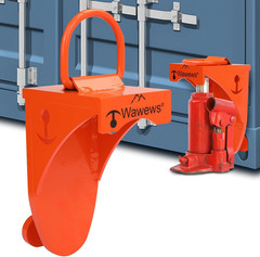 Shipping Container Jack Lug – 75000 LBS Capacity Leveling Attachment, Thick High