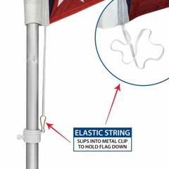 “SUSHI” Advertising Super Flag & Pole Kit food raw fish poke Japanese Japan