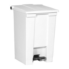 RJ Schinner Co Trash Can Rubbermaid Legacy 48 Quart / 12 gal. White Plastic Squa