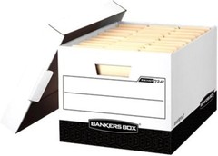 Portable Heavy Duty R-Kive File Boxes – Snug-Fit Lift-Off Lid for Secure Storage