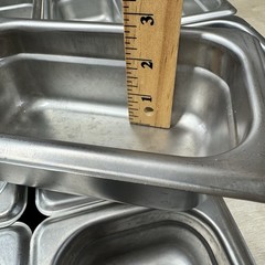 Winco Stainless Steel 1/9 Size Steam Table Pans Lot 9 NSF SPJL-902 18-8