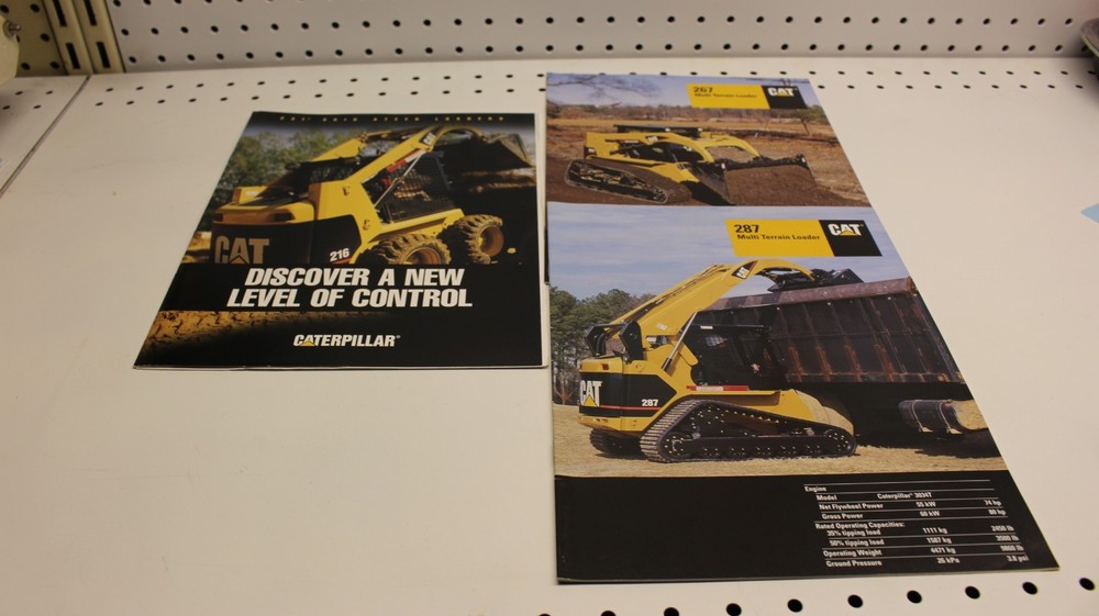 1990s CAT Heavy Equipment 20 BROCHURE LOT compact equipment