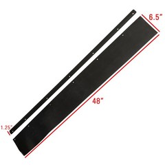 Extreme Max 5600.3378 Universal Rubber Snow Flap Kit for 48″ ATV Snow Plow Blade