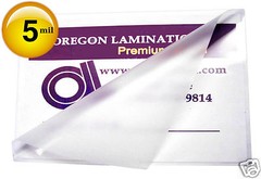 200/pack File Card size Hot 5 Mil Laminating Pouches 3-1/2 x 5-1/2 Clear 3.5×5.5