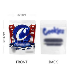 4×5” Mylar Bags Resealable Zipper Seal Packaging Pouches for Herb Storage