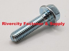 M6-1.0×25 Flange Bolts 6mm x 1.0 x 25mm Grade 10.9 Steel Screws M6x1.0 x 25