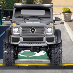 Cable Protector Ramp Rubber Speed Bumps 6600 Lbs. Load Capacity for Asphalt Conc