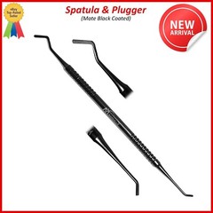 New Dental Spatula & Plugger Composite Filling Instruments Mate Black Coated