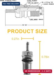 10 Pack Standard JRA A/C Schrader Valve Core for 134A and R12 Automotive Systems