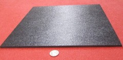 Black ABS Sheet 1/4″ (.236″) X 12″ X 12″ Haircell Textured One Side