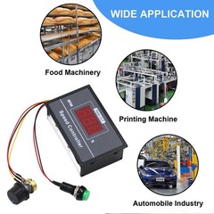 12V 24V 36V 48V 30A PWM DC Motor Speed Controller Digital Display + Switch