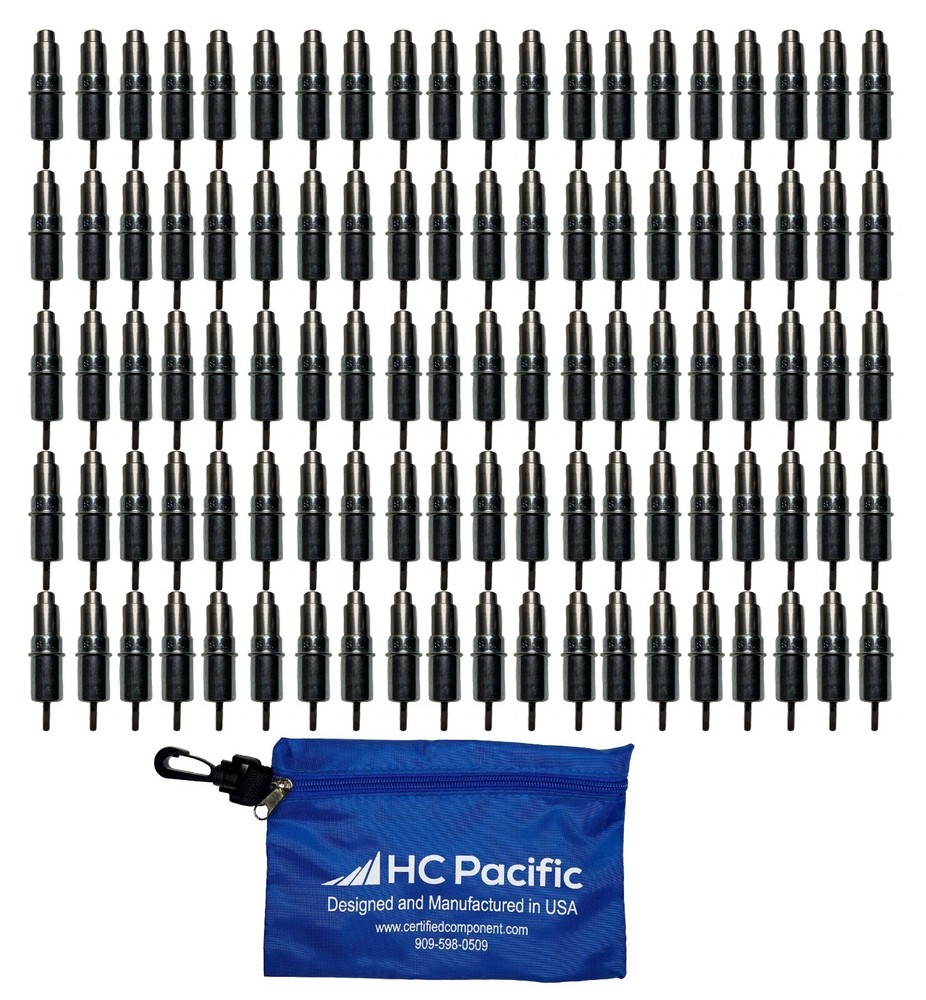 3/32 Extra short clecos 100 pieces with carry bag