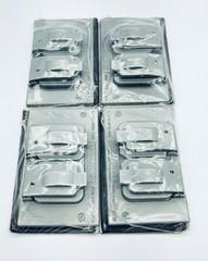 Lot of 4 Red Dot CCD / WR100-C Duplex Weatherproof Cover 1-Gang w/ gasket