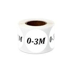 Officesmartlabels – M0 To M18-24 Sticker Bundle For Retail Store
