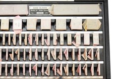 SHARS 81 PC GRADE B SQUARE STEEL GAGE BLOCK SET W/ USA NIST CERT NEW L}