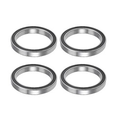 4Pcs 6808-2RS Ball Bearings Z2 40mm ID 52mm OD 7mm T Double Sealed Deep Groove