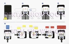 800 Dental 360 Uni-Grip Universal Type.XrayDigital Sensor holders.Disposables.