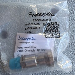 New Swagelok SS-QC4-B-4PM Quick Connector Body 1/4” MNPT Stainless