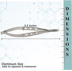 Castroviejo Straight Scissors Sharp/Sharp 5.5″ Micro Surgery Instruments