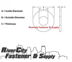 5/16″ Extra Thick Heavy Duty Grade 8 USS Flat Washers 5/16 inch washer 5/16×3/4