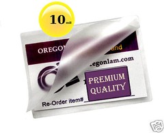 (200/pack) 10 Mil School ID Cards Hot Laminating Pouches 2-1/2 x 3-5/8 Clear