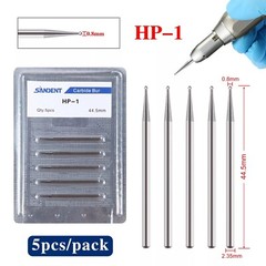 Dental Burs HP 1/2/3/4/8 Round Tungsten Carbide 2.35mm for Straight Handpiece