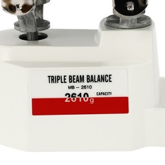 Triple Beam Scale, 2610G x 0.1g Triple Beam Mechanical Balance Scale Weighing