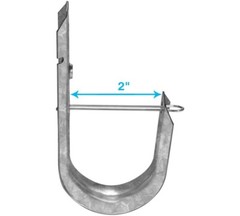 100 Pcs 2″ J Hook Wall Mount Hanger Network CAT6/5e Wire Cable Management w/Clip