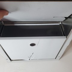ASI 10-0472 Partition Mounted Dual Access Sanitary Napkin Disposal Stainless