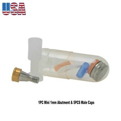 US For Hiossen Oss Implant Locator Abutments PEEK Retention Caps Mini & Regular