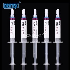 5 Kits Dentex Dental Acid Etch Etching Gel 37% 5 ml/syringe
