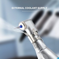 Dental Slow Low Speed Straight+Contra Angle+Air Motor Handpiece Kit 4 Holes USA