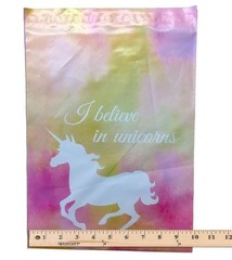 10″ x 13″ Pink and Blue Unicorn Poly Mailers -Designer Flat Shipping Mailer Bags