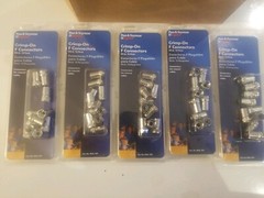 PASS & SEYMOUR RG6-10V CRIMP-ON F-CONNECTOR 50 PCS. 5 PACKS OF 10 PER CASE