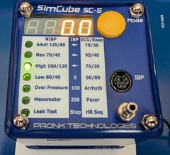 Pronk Simube SC-5 NIBP Simulator (used, works well, last calibrated 2022)