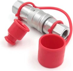 3/8″ NPT Skid Steer Bobcat Flat Face Hydraulic Quick Disconnect Coupling Fits