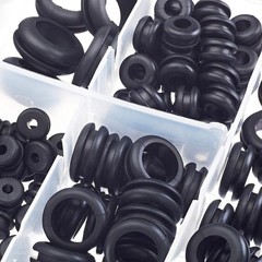 Rubber Grommet Firewall Hole Plug Electrical Wiring Gasket Assortment Kit 170pcs