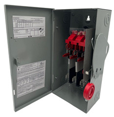 Eaton DH362NGK Safety Disconnect Switch 60A 3P 600V Type 1 Indoor Enclosure New