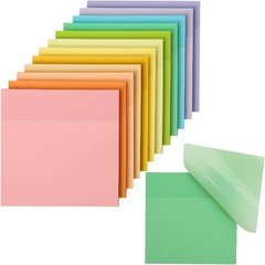 Water-Resistant Self-Adhesive Transparent Notes | 600 Sheets, 3″ x 3″ Size