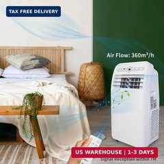 Uhome 12000 BTU Portable Air Conditioner w/Heater up to 450 Sq. Ft, Ac Heater Co