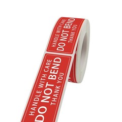 3″ X 1″ Handle with Care Do Not Bend Thank You Shipping Stickers Labels, 25…